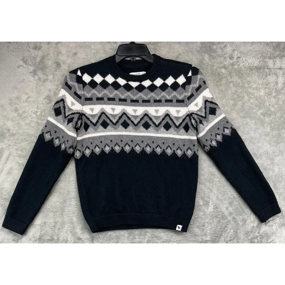 Abercrombie‎ Kids Cooler Pullover Size 13/14 Youth Top Black